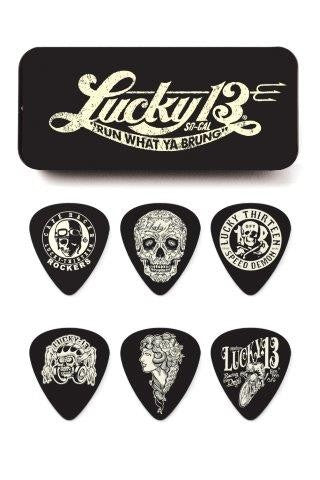 Jim Dunlop Collectors Pick Tin Lucky 13 JT130